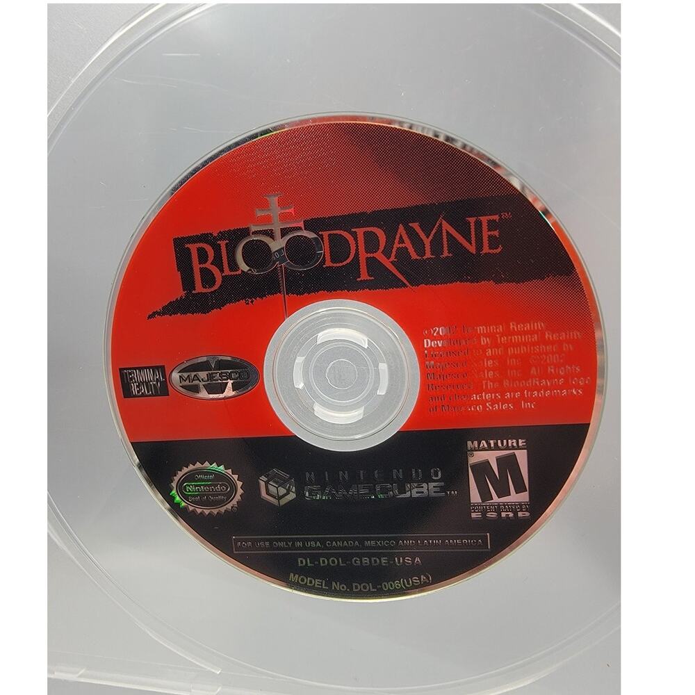 BloodRayne (Nintendo GameCube, 2002) Disc Only